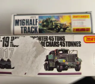 Lote 2 Matchbox M16 y M19