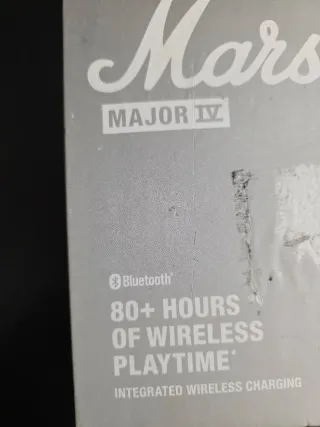 Marshall Major IV Cuffie Bluetooth Nere