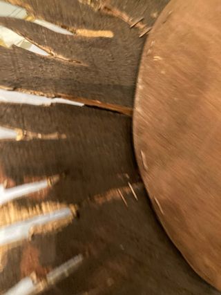 Espejo Sol Vintage Madera Dorado