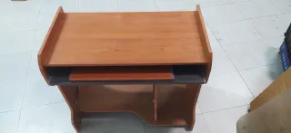 Mesa de estudio madera, escritorio para ordenador