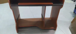 Mesa de estudio madera, escritorio para ordenador