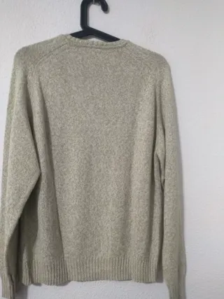 Jersey Lacoste V-neck Beige Verde