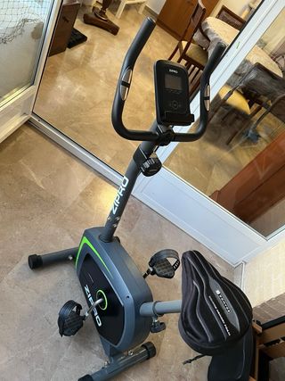 Bicicleta Estática Zipro Gris y Verde