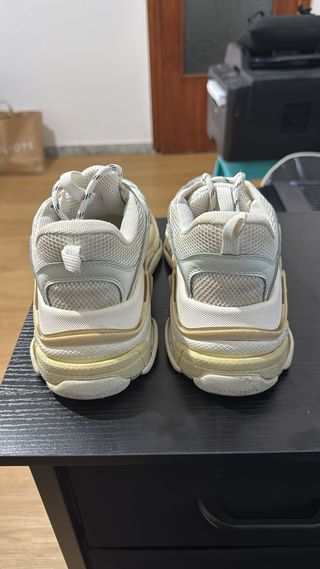 Scarpe Balenciaga Triple S White Sneakers