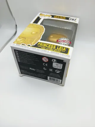 Funko Pop! Star Wars 287 Princess Leia Dorada