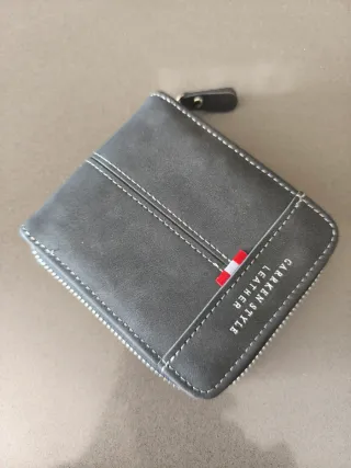 Cartera/Monedero Unisex Gris
