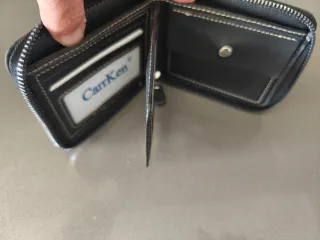 Cartera/Monedero Unisex Gris