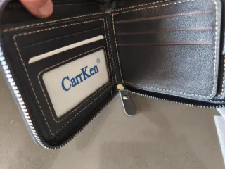 Cartera/Monedero Unisex Gris