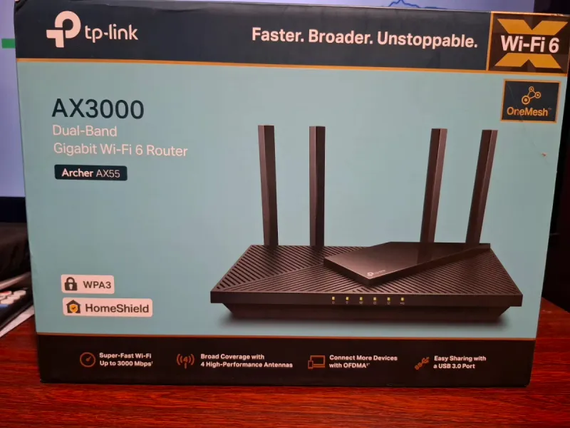 Router TP-Link Archer AX55 AX3000 Wi-Fi 6