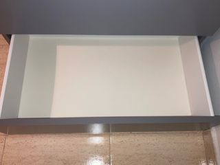 Cajonera MALM 3 cajones gris