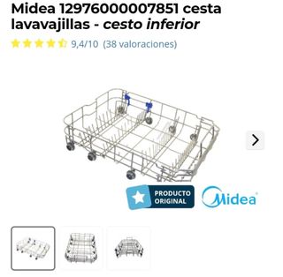 Cesto inferior para lavavajillas de 45cm