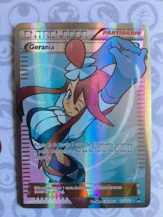 Carta Pokemon Entrenador Gerania Partidario