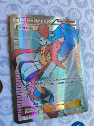 Carta Pokemon Entrenador Gerania Partidario
