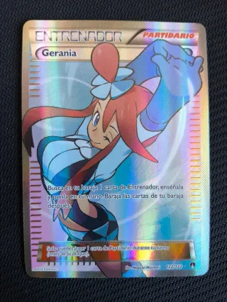 Carta Pokemon Entrenador Gerania Partidario