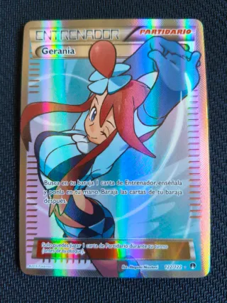 Carta Pokemon Entrenador Gerania Partidario