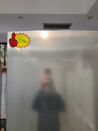 FRIGORÍFICO HAIER 1,88m A++ INOX