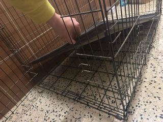 Jaula Perro Grande Negra