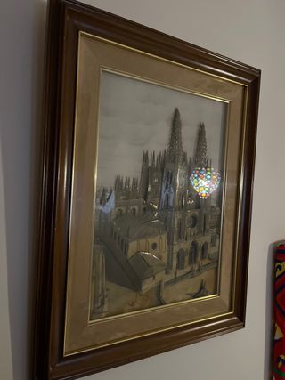 Cuadro Catedral de Burgos antiguo