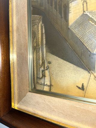 Cuadro Catedral de Burgos antiguo