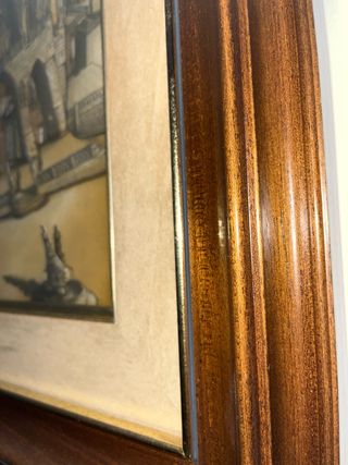 Cuadro Catedral de Burgos antiguo