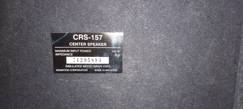 Conjunto Altavoces Kenwood Negros afbeelding 5