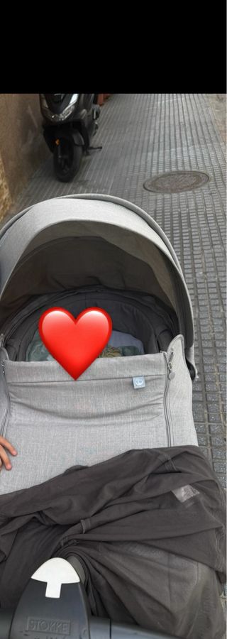 Carrito de bebé Stokke gris