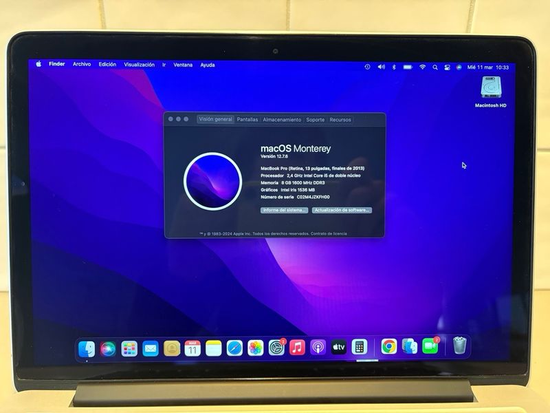 MacBook Pro Retina 13 2013 Plata afbeelding 6