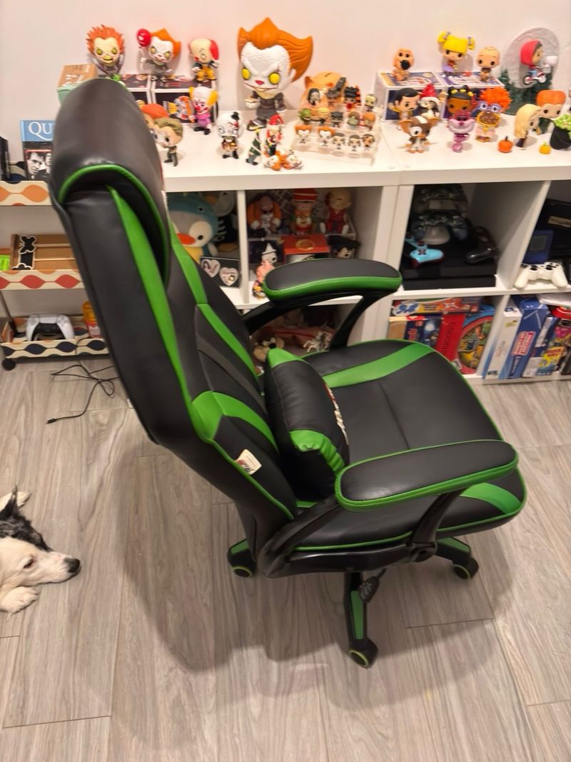 Silla Gaming JR Knight Negra y Verde afbeelding 2