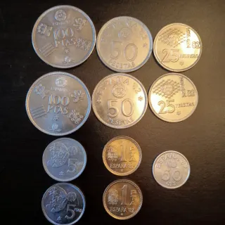 Monedas España 82 - Mundial Fútbol