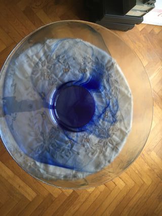 Lotto 3 piatti ceramica/vetro