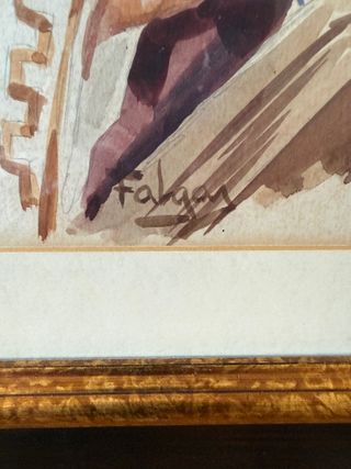 Acuarela Jose María Falgas - San Juan Evangelista