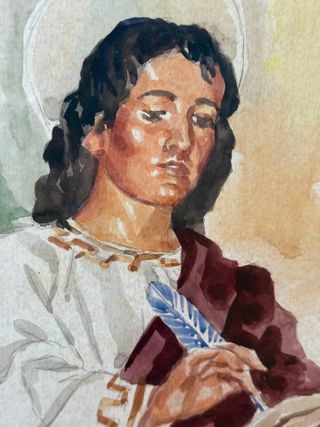 Acuarela Jose María Falgas - San Juan Evangelista