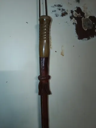 Látigo de cuero para caballos