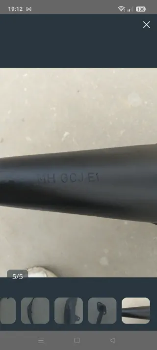 Tubo de escape Honda NS1 50cc