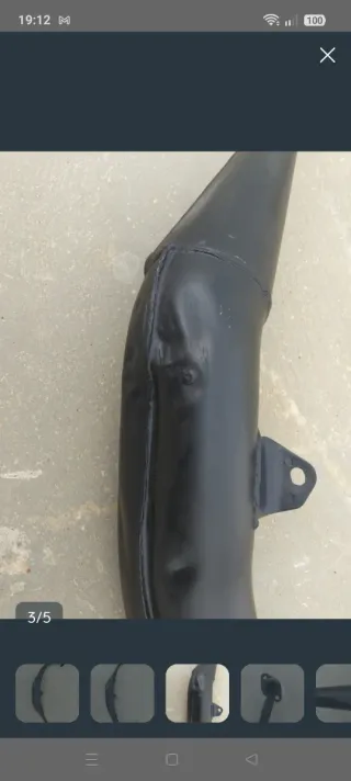 Tubo de escape Honda NS1 50cc