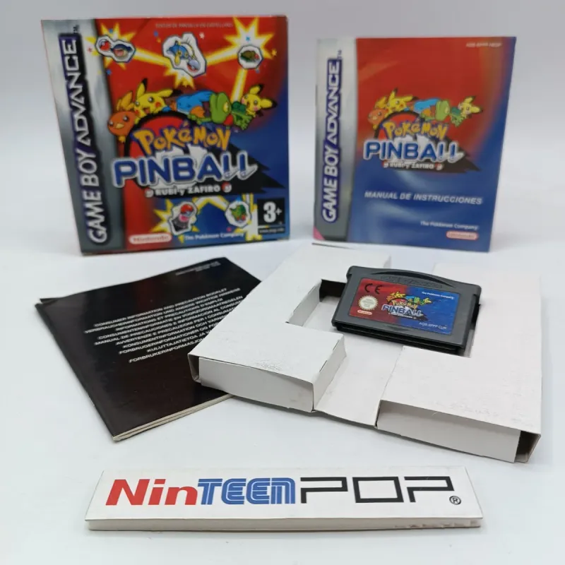 Pokémon Pinball Rubí y Zafiro Game Boy Advance