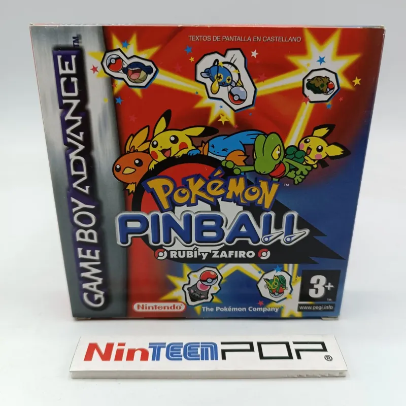 Pokémon Pinball Rubí y Zafiro Game Boy Advance afbeelding 2