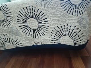 Sofá Cama Ikea 1 Plaza Funda blanco roto y azul