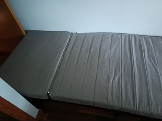 Sofá Cama Ikea 1 Plaza Funda blanco roto y azul