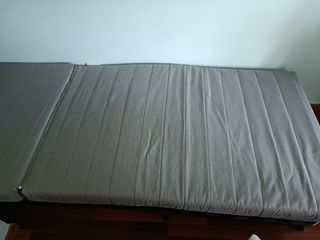 Sofá Cama Ikea 1 Plaza Funda blanco roto y azul