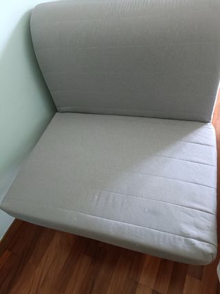 Sofá Cama Ikea 1 Plaza Funda blanco roto y azul
