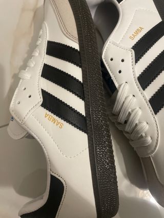 Scarpe Adidas Samba Grigio Bianco