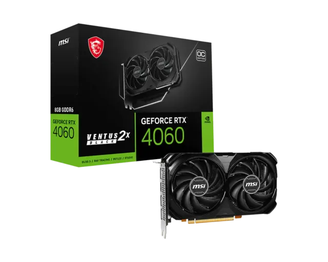 MSI RTX 4060 Ventus 2X 8GB GDDR6 OC
