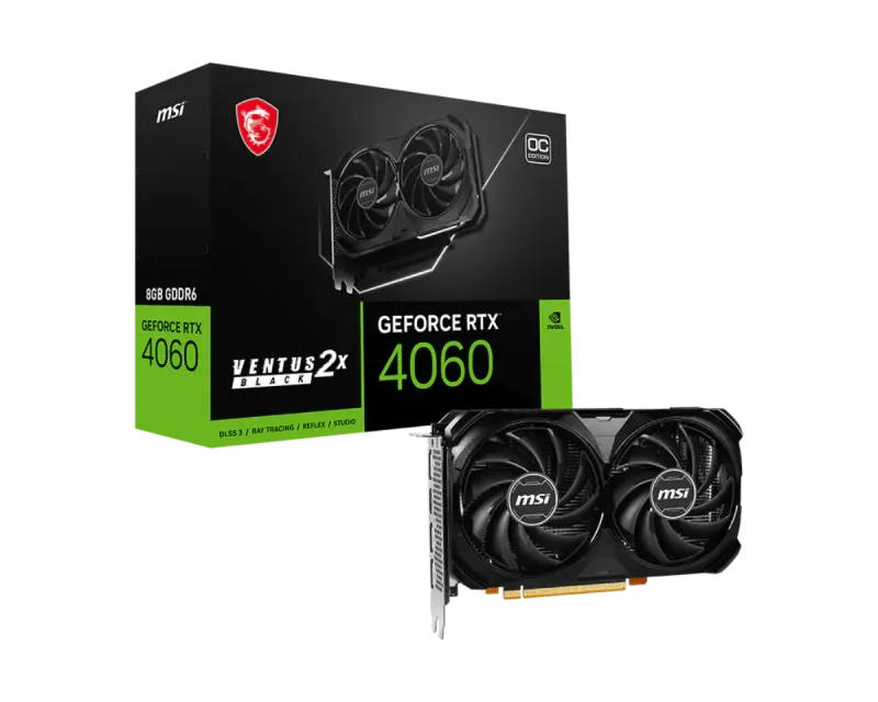 MSI RTX 4060 Ventus 2X 8GB GDDR6 OC