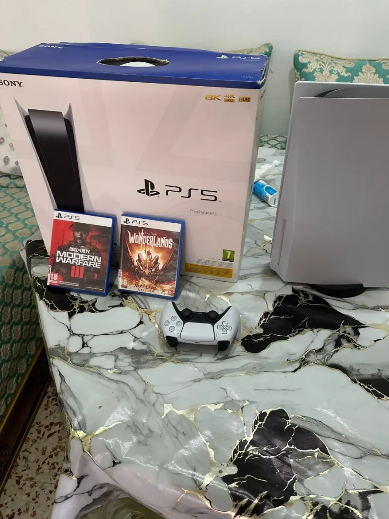 Consola Sony PS5 + 2 Juegos + Mando afbeelding 3
