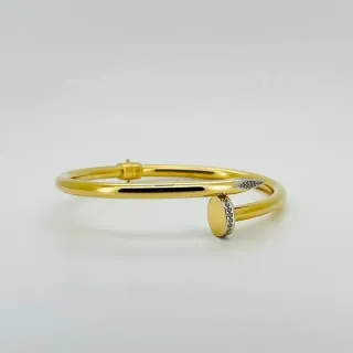 Pulsera Clavo Circonita 18K