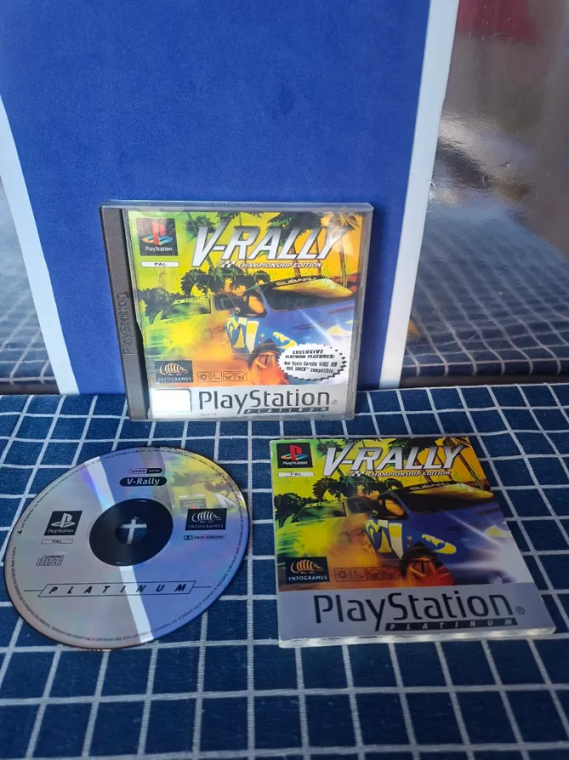🇪🇸PS1 V-RALLY CHAMPIONSHIP EDITION ORIGINAL COMP