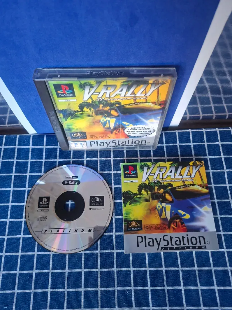 🇪🇸PS1 V-RALLY CHAMPIONSHIP EDITION ORIGINAL COMP afbeelding 2
