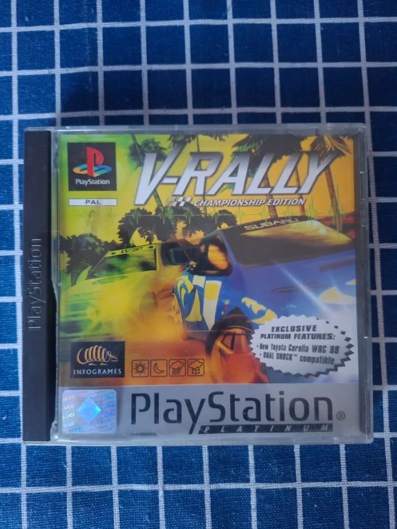 🇪🇸PS1 V-RALLY CHAMPIONSHIP EDITION ORIGINAL COMP afbeelding 9
