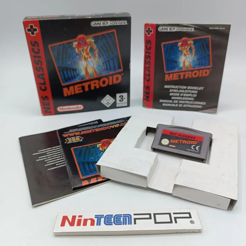 Metroid NES Classics Nintendo Game Boy Advance